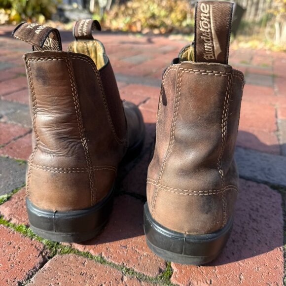 Blundstones - Brown Leather Chelsea Men's - Picture 4 of 8